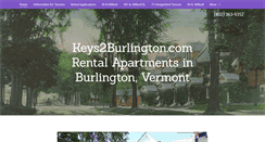Desktop Screenshot of keys2burlington.com