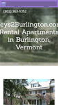 Mobile Screenshot of keys2burlington.com